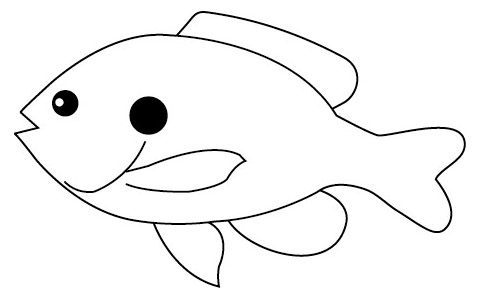 ブルーギルのイラスト