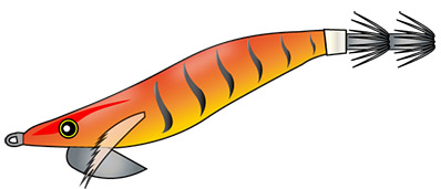 Jananese traditional Lure for Squid＆Cuttlefish